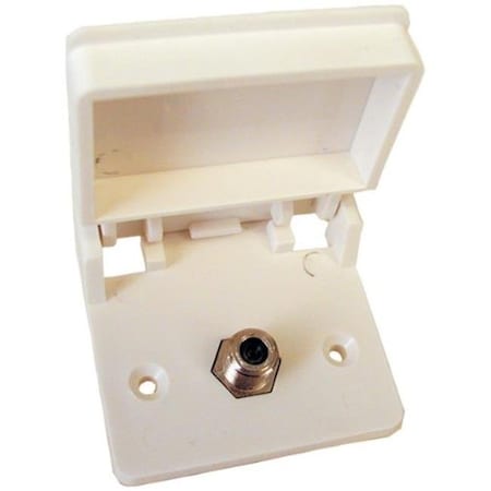 Prime Products Prime Products P2D-086201 White Exterior TV Receptacle P2D-086201